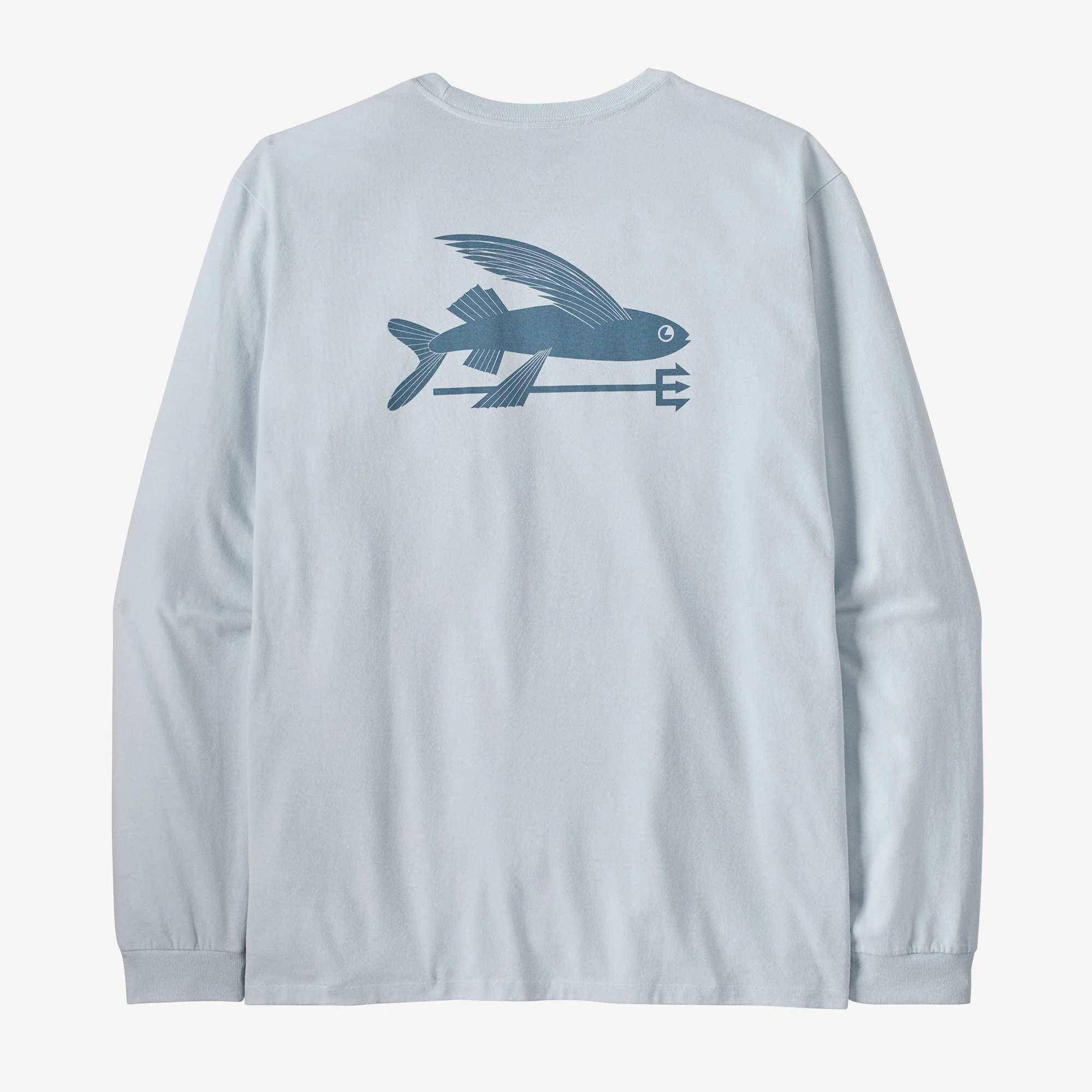 Men's Long-Sleeved Flying Fish Responsibili-Tee?