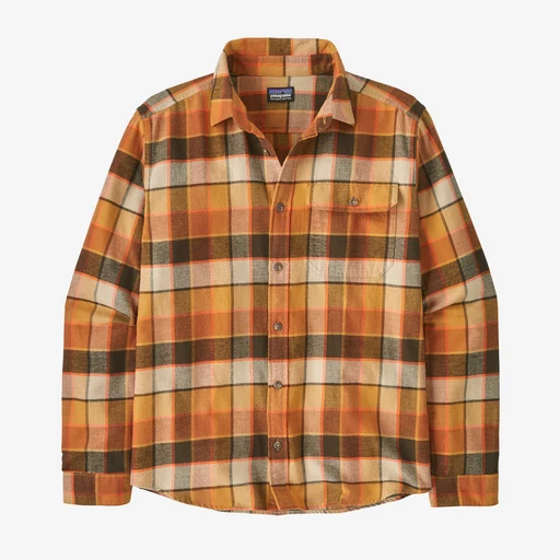 Men's Long-Sleeved Lightweight Fjord Flannel Shirt